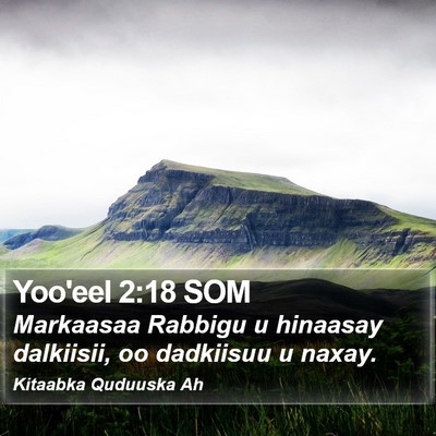 Yoo'eel 2:18 SOM Bible Verse Image