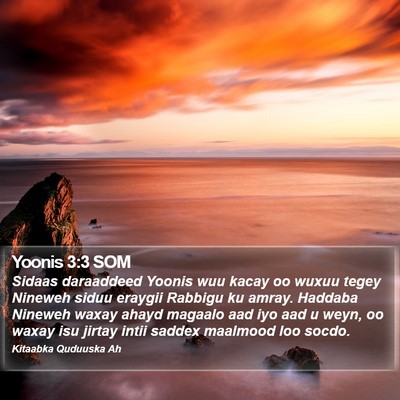 Yoonis 3:3 SOM Bible Verse Image