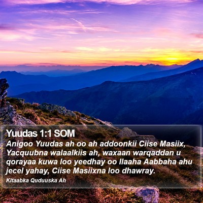 Yuudas 1:1 SOM Bible Verse Image