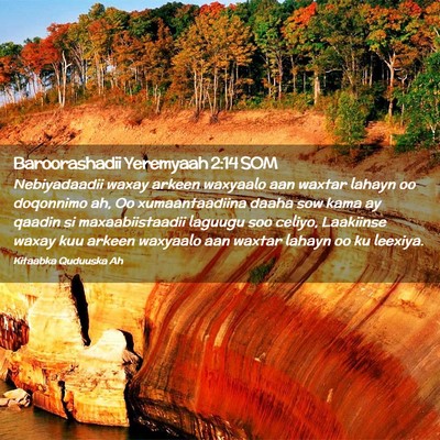 Picture 02 - Baroorashadii Yeremyaah 2:14 SOM - Nebiyadaadii waxay arkeen waxyaalo aan waxtar - Bible Verse Picture