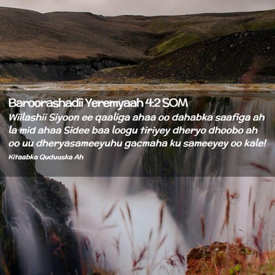 Picture 02 - Baroorashadii Yeremyaah 4:2 SOM - Wiilashii Siyoon ee qaaliga ahaa oo dahabka - Bible Verse Picture