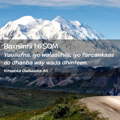 Picture 02 - Baxniintii 1:6 SOM - Yuusufna, iyo walaalihiis, iyo farcankaas oo - Bible Verse Picture