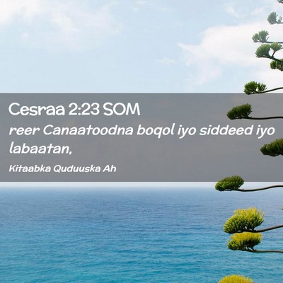 Picture 02 - Cesraa 2:23 SOM - reer Canaatoodna boqol iyo siddeed iyo - Bible Verse Picture