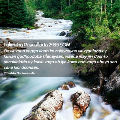 Picture 02 - Falimaha Rasuullada 24:15 SOM - Oo waxaan xagga Ilaah ka rajaynayaa waxyaalaha ay - Bible Verse Picture