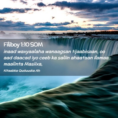 Picture 02 - Filiboy 1:10 SOM - inaad waxyaalaha wanaagsan tijaabisaan, oo aad - Bible Verse Picture