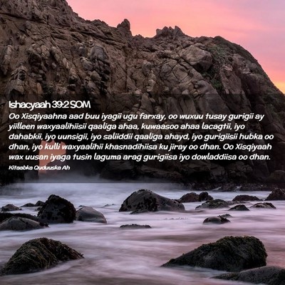 Picture 02 - Ishacyaah 39:2 SOM - Oo Xisqiyaahna aad buu iyagii ugu farxay, oo - Bible Verse Picture