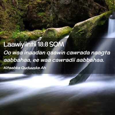 Picture 02 - Laawiyiintii 18:8 SOM - Oo waa inaadan qaawin cawrada naagta aabbahaa, ee - Bible Verse Picture