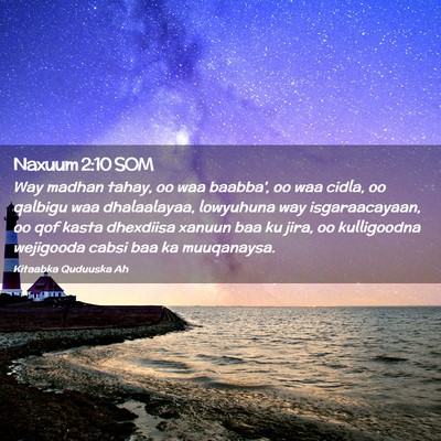 Picture 02 - Naxuum 2:10 SOM - Way madhan tahay, oo waa baabba', oo waa cidla, - Bible Verse Picture
