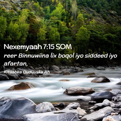 Picture 02 - Nexemyaah 7:15 SOM - reer Binnuwiina lix boqol iyo siddeed iyo - Bible Verse Picture