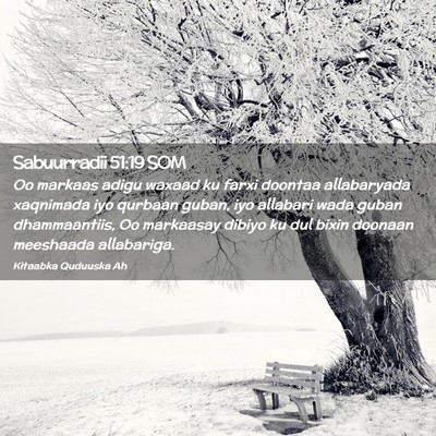 Picture 02 - Sabuurradii 51:19 SOM - Oo markaas adigu waxaad ku farxi doontaa - Bible Verse Picture