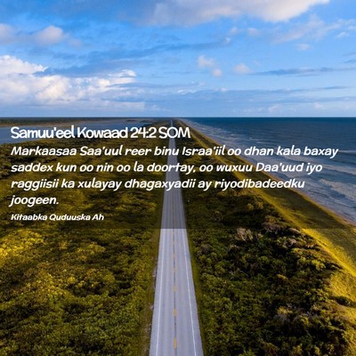 Picture 02 - Samuu'eel Kowaad 24:2 SOM - Markaasaa Saa'uul reer binu Israa'iil oo dhan - Bible Verse Picture