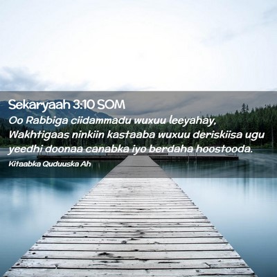 Picture 02 - Sekaryaah 3:10 SOM - Oo Rabbiga ciidammadu wuxuu leeyahay, Wakhtigaas - Bible Verse Picture