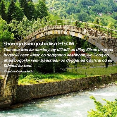 Picture 02 - Sharciga Kunoqoshadiisa 1:4 SOM - Taasuna waa ka dambaysay diliddii uu dilay Siixon - Bible Verse Picture
