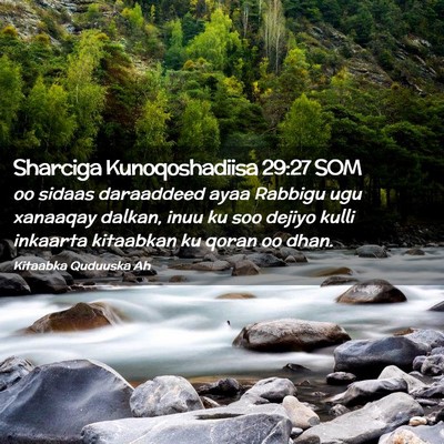 Picture 02 - Sharciga Kunoqoshadiisa 29:27 SOM - oo sidaas daraaddeed ayaa Rabbigu ugu xanaaqay - Bible Verse Picture