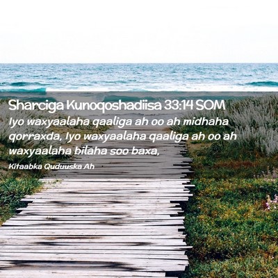 Picture 02 - Sharciga Kunoqoshadiisa 33:14 SOM - Iyo waxyaalaha qaaliga ah oo ah midhaha qorraxda, - Bible Verse Picture