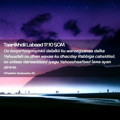 Picture 02 - Taariikhdii Labaad 17:10 SOM - Oo boqortooyooyinkii dalalkii ku wareegsanaa - Bible Verse Picture