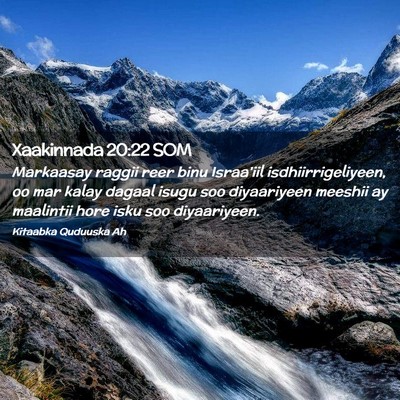 Picture 02 - Xaakinnada 20:22 SOM - Markaasay raggii reer binu Israa'iil - Bible Verse Picture