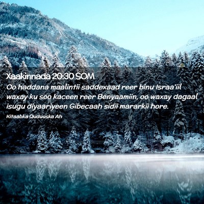 Picture 02 - Xaakinnada 20:30 SOM - Oo haddana maalintii saddexaad reer binu - Bible Verse Picture