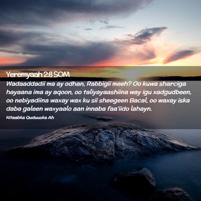 Picture 02 - Yeremyaah 2:8 SOM - Wadaaddadii ma ay odhan, Rabbigii meeh? Oo kuwa - Bible Verse Picture