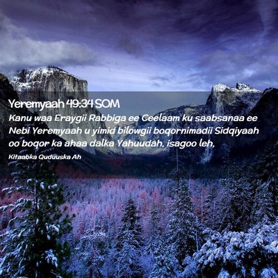 Picture 02 - Yeremyaah 49:34 SOM - Kanu waa Eraygii Rabbiga ee Ceelaam ku saabsanaa - Bible Verse Picture