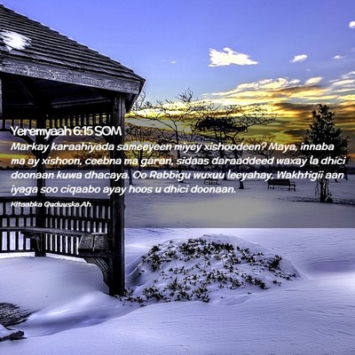Picture 02 - Yeremyaah 6:15 SOM - Markay karaahiyada sameeyeen miyey xishoodeen? - Bible Verse Picture