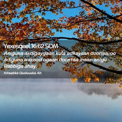 Picture 02 - Yexesqeel 16:62 SOM - Aniguna axdigaygaan kula adkaysan doonaa, oo - Bible Verse Picture