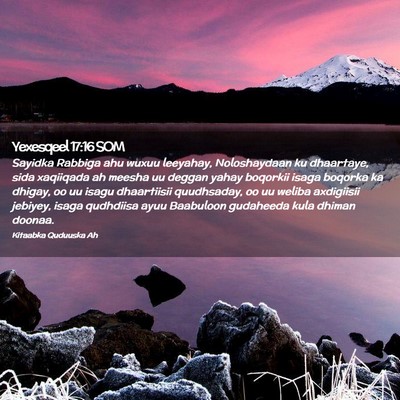 Picture 02 - Yexesqeel 17:16 SOM - Sayidka Rabbiga ahu wuxuu leeyahay, Noloshaydaan - Bible Verse Picture