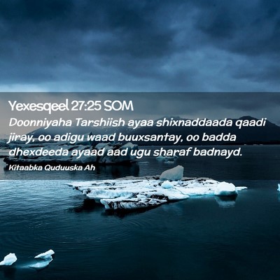 Picture 02 - Yexesqeel 27:25 SOM - Doonniyaha Tarshiish ayaa shixnaddaada qaadi - Bible Verse Picture