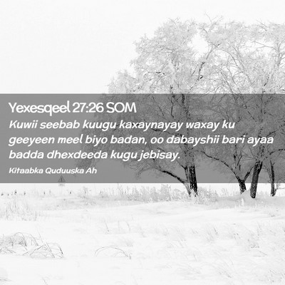 Picture 02 - Yexesqeel 27:26 SOM - Kuwii seebab kuugu kaxaynayay waxay ku geeyeen - Bible Verse Picture