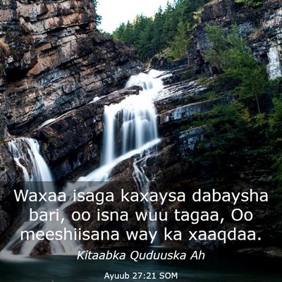 Picture 03 - Ayuub 27:21 SOM - Waxaa isaga kaxaysa dabaysha bari, oo isna wuu - Bible Verse Picture