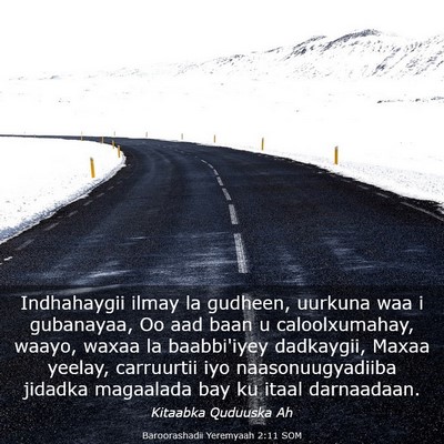 Picture 03 - Baroorashadii Yeremyaah 2:11 SOM - Indhahaygii ilmay la gudheen, uurkuna waa i - Bible Verse Picture