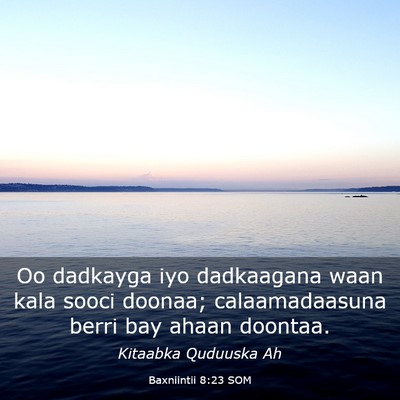 Picture 03 - Baxniintii 8:23 SOM - Oo dadkayga iyo dadkaagana waan kala sooci - Bible Verse Picture