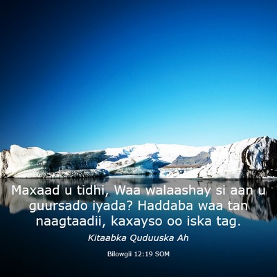 Picture 03 - Bilowgii 12:19 SOM - Maxaad u tidhi, Waa walaashay si aan u guursado - Bible Verse Picture