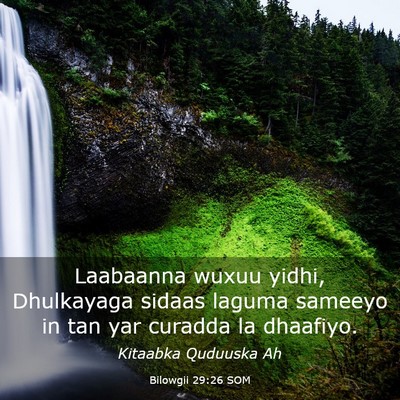 Picture 03 - Bilowgii 29:26 SOM - Laabaanna wuxuu yidhi, Dhulkayaga sidaas laguma - Bible Verse Picture