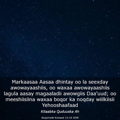Picture 03 - Boqorradii Kowaad 15:24 SOM - Markaasaa Aasaa dhintay oo la seexday - Bible Verse Picture