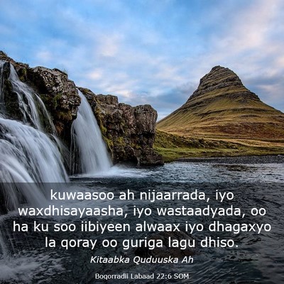 Picture 03 - Boqorradii Labaad 22:6 SOM - kuwaasoo ah nijaarrada, iyo waxdhisayaasha, iyo - Bible Verse Picture