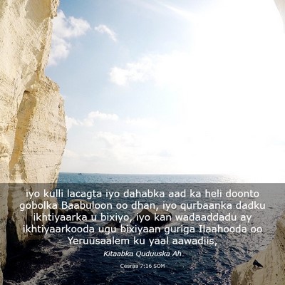 Picture 03 - Cesraa 7:16 SOM - iyo kulli lacagta iyo dahabka aad ka heli doonto - Bible Verse Picture