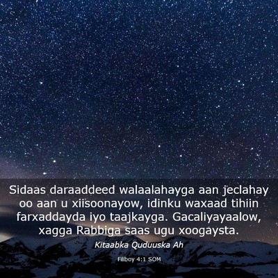 Picture 03 - Filiboy 4:1 SOM - Sidaas daraaddeed walaalahayga aan jeclahay oo - Bible Verse Picture