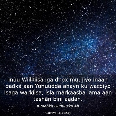 Picture 03 - Galatiya 1:16 SOM - inuu Wiilkiisa iga dhex muujiyo inaan dadka aan - Bible Verse Picture