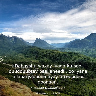 Picture 03 - Hoosheeca 4:19 SOM - Dabayshu waxay iyaga ku soo duudduubtay - Bible Verse Picture