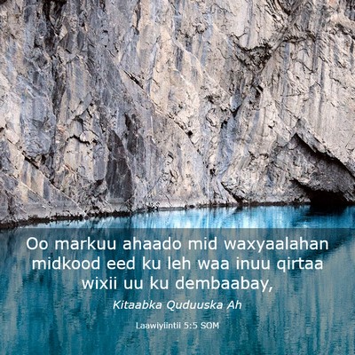 Picture 03 - Laawiyiintii 5:5 SOM - Oo markuu ahaado mid waxyaalahan midkood eed ku - Bible Verse Picture