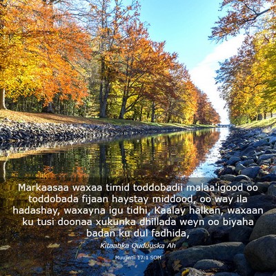 Picture 03 - Muujintii 17:1 SOM - Markaasaa waxaa timid toddobadii malaa'igood oo - Bible Verse Picture