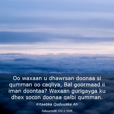 Picture 03 - Sabuurradii 101:2 SOM - Oo waxaan u dhawrsan doonaa si qumman oo caqliya, - Bible Verse Picture