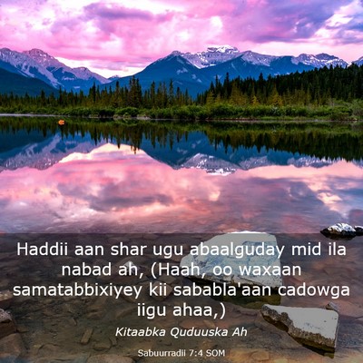 Picture 03 - Sabuurradii 7:4 SOM - Haddii aan shar ugu abaalguday mid ila nabad ah, - Bible Verse Picture