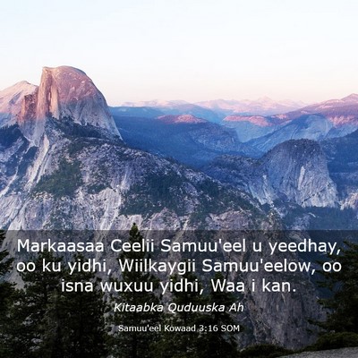 Picture 03 - Samuu'eel Kowaad 3:16 SOM - Markaasaa Ceelii Samuu'eel u yeedhay, oo ku - Bible Verse Picture