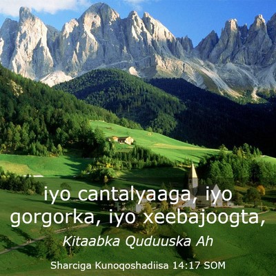 Picture 03 - Sharciga Kunoqoshadiisa 14:17 SOM - iyo cantalyaaga, iyo gorgorka, iyo - Bible Verse Picture