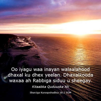 Picture 03 - Sharciga Kunoqoshadiisa 18:2 SOM - Oo iyagu waa inayan walaalahood dhaxal ku dhex - Bible Verse Picture