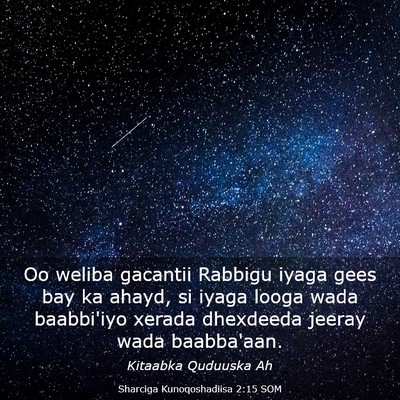 Picture 03 - Sharciga Kunoqoshadiisa 2:15 SOM - Oo weliba gacantii Rabbigu iyaga gees bay ka - Bible Verse Picture