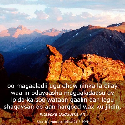 Picture 03 - Sharciga Kunoqoshadiisa 21:3 SOM - oo magaaladii ugu dhow ninka la dilay waa in - Bible Verse Picture