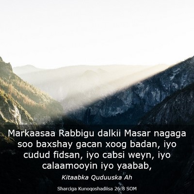 Picture 03 - Sharciga Kunoqoshadiisa 26:8 SOM - Markaasaa Rabbigu dalkii Masar nagaga soo baxshay - Bible Verse Picture